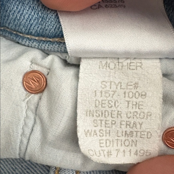 MOTHER Women's Light Blue Ankle Jeans - Picture 9 of 13